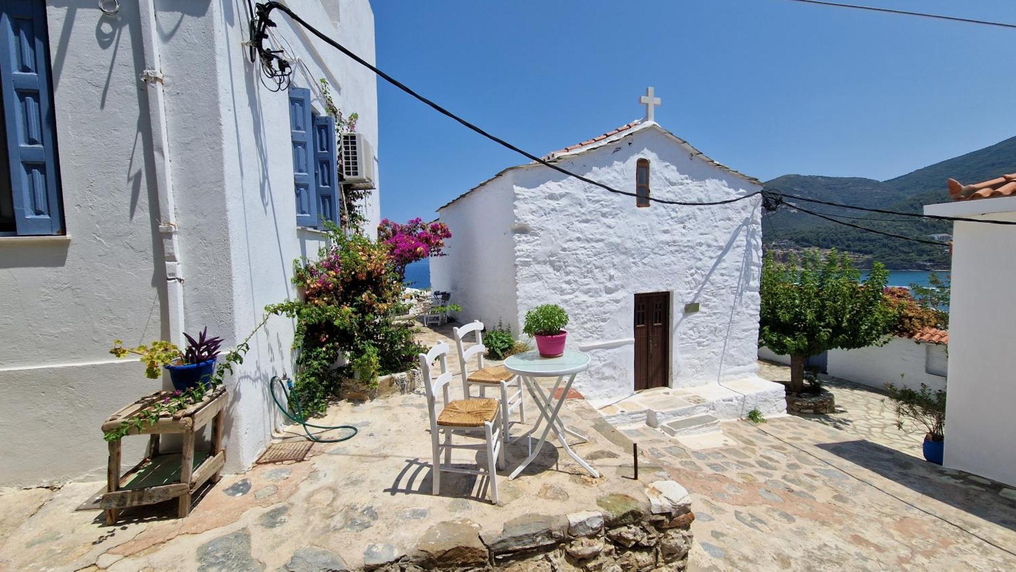 Peppermint Bay Villa Bandar Skopelos Luaran gambar